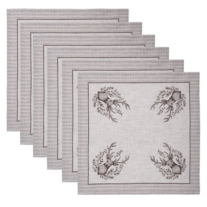 Napkins (6) 40x40 cm - set (6)