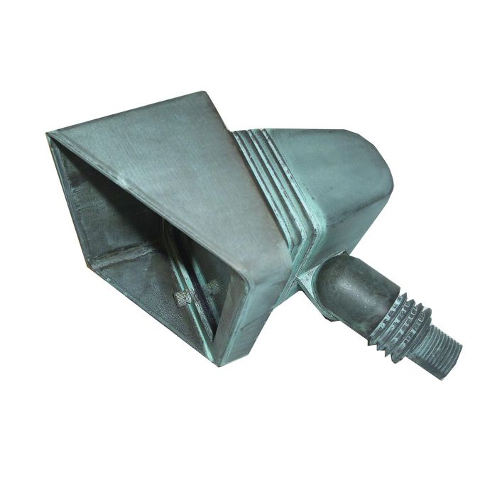 Bronze Floodlight Fitting - Verdigris