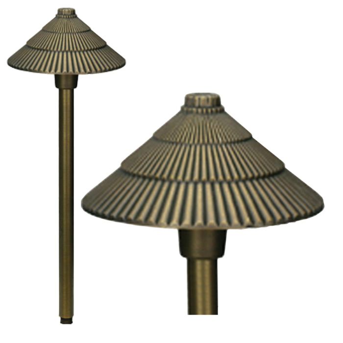 Bronze Round Pagoda Light Aged Bronze