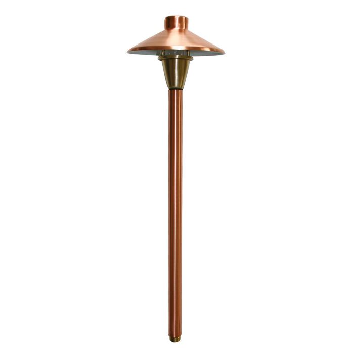 Bronze Round Pagoda Light Raw Copper & Brass