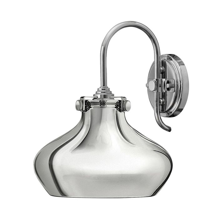 Congress 1 Light Wall Light - Chrome