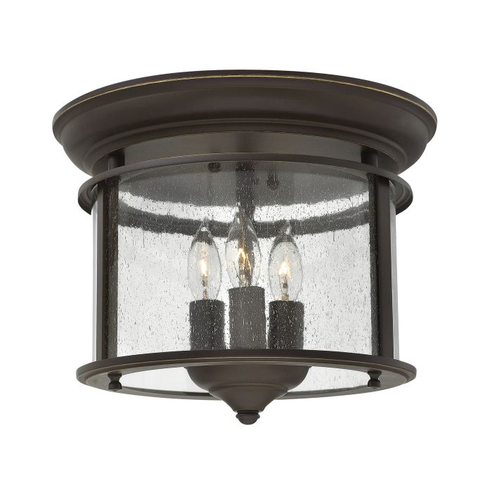 Gentry 3 Light Flush Mount - Olde Bronze