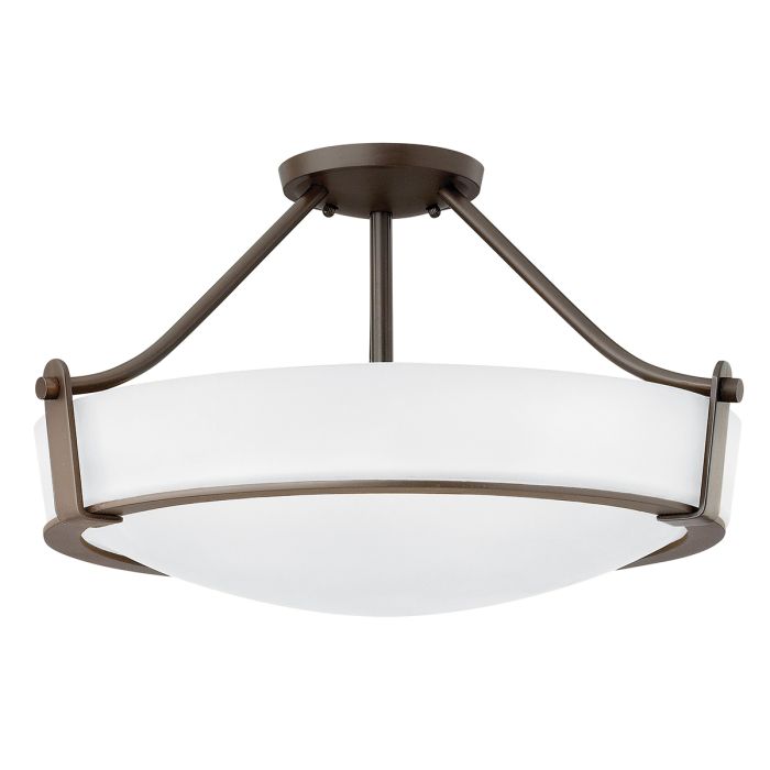 Hathaway 4 Light Medium Semi-flush - Olde Bronze