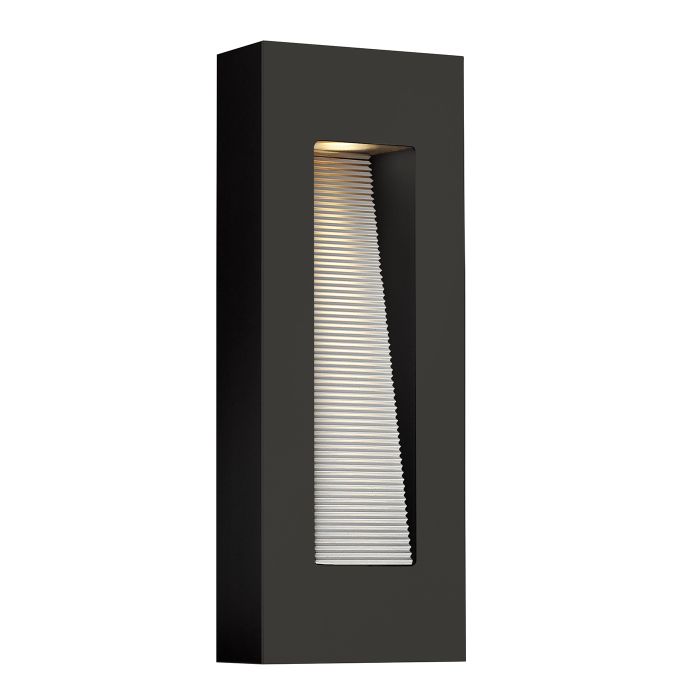 Luna Medium LED Wall Light - Satin Black