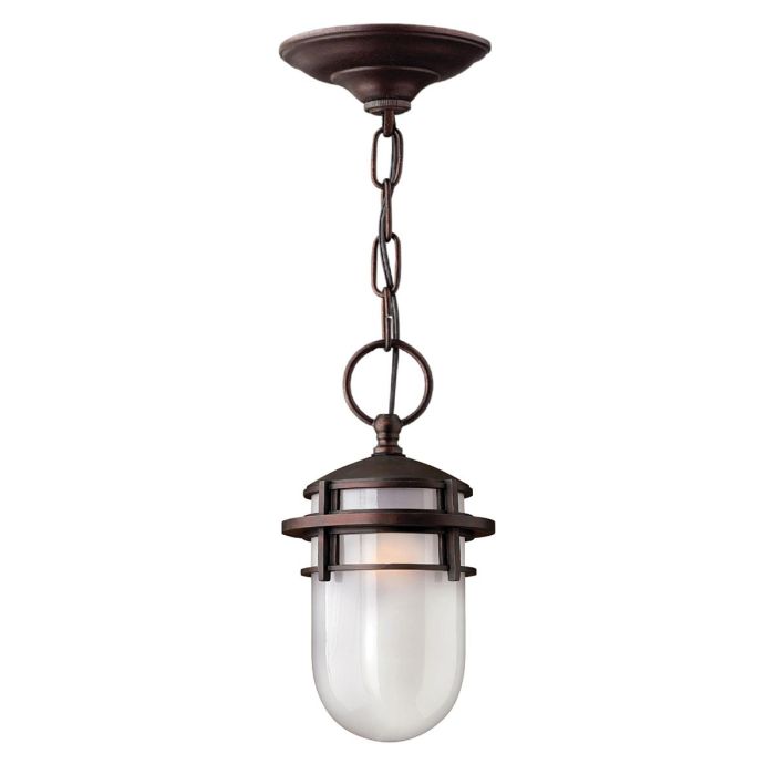 Reef 1 Light Chain Lantern Victorian Bronze