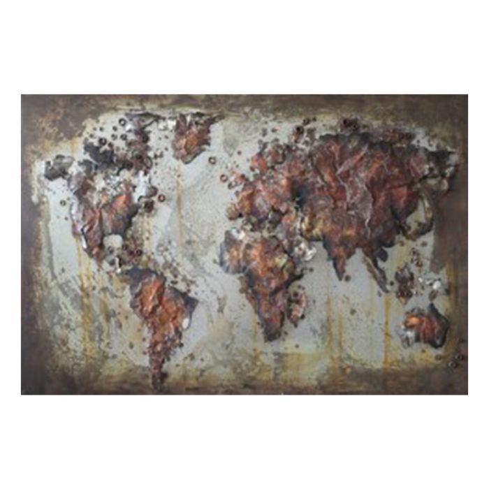 Wall Art world map 120x4x80 cm - pcs