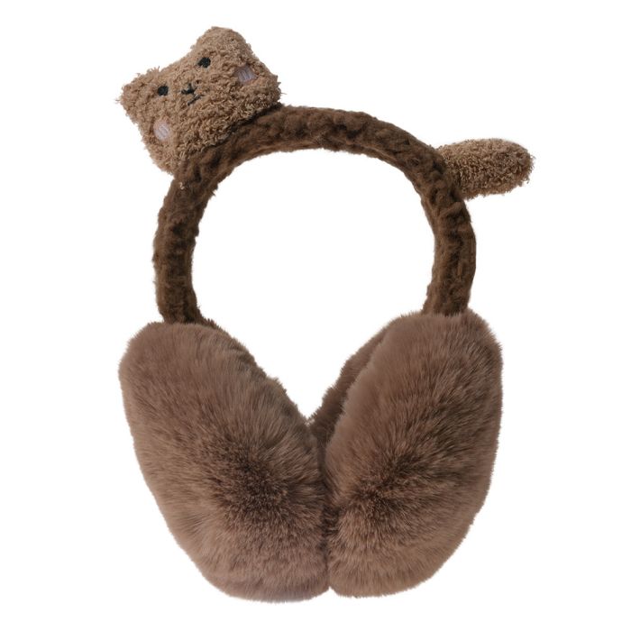 Earmuffs child brown - pcs