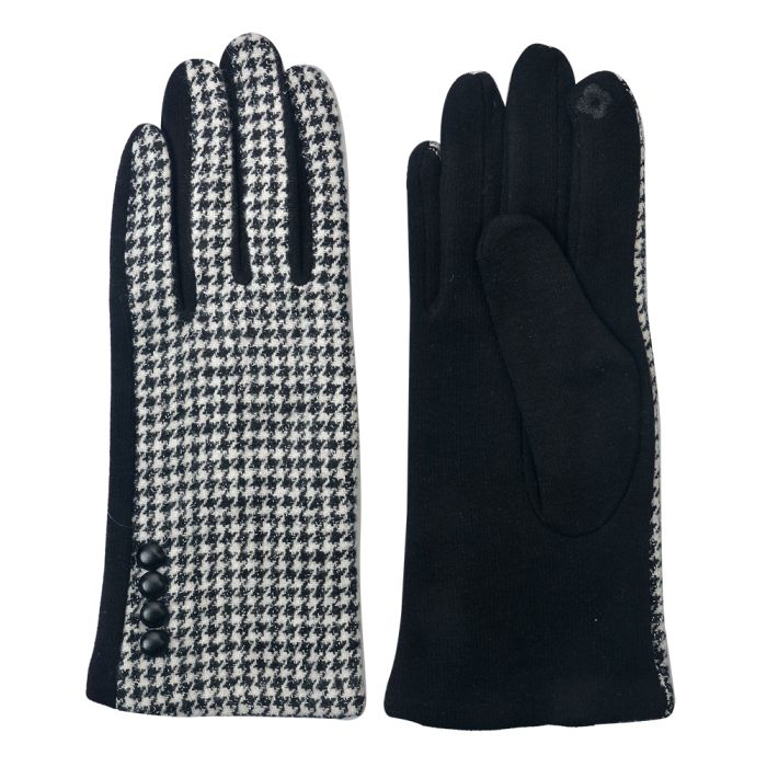 Gloves 8x24 cm black - set