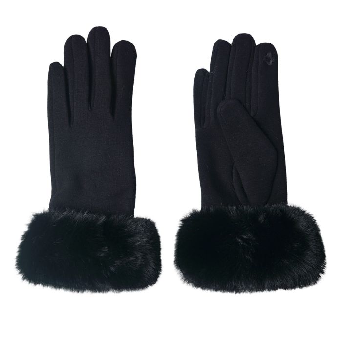 Gloves 8x24 cm black - set