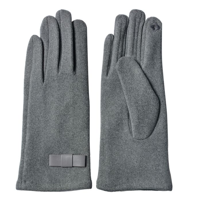 Gloves 8x24 cm grey - set