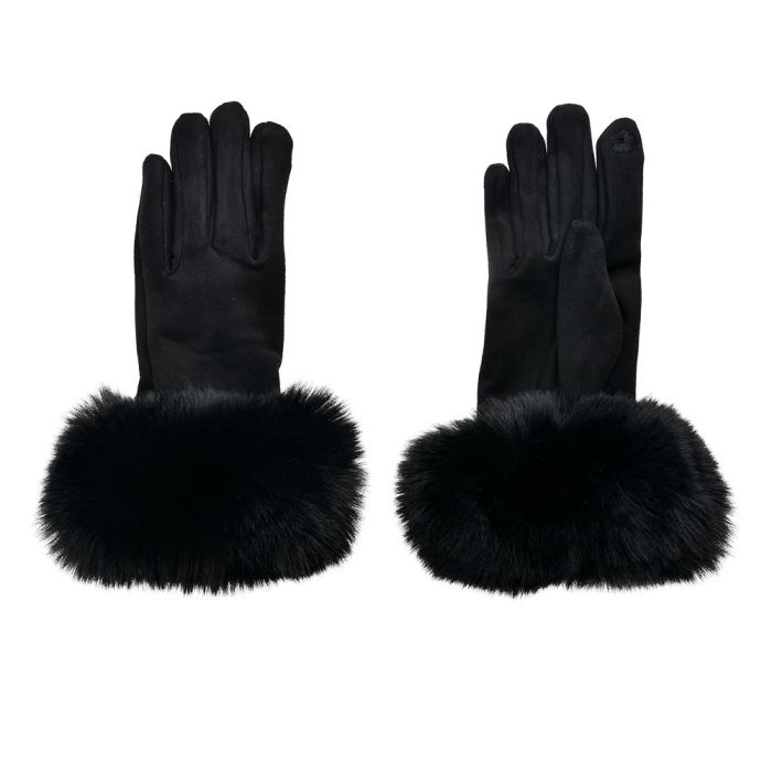 Gloves 9x24 cm black - set