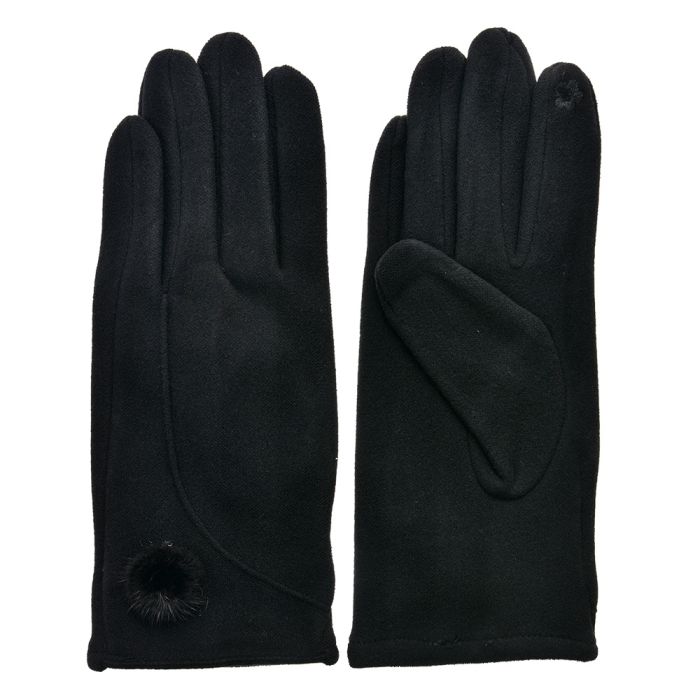 Gloves 9x24 cm black - set