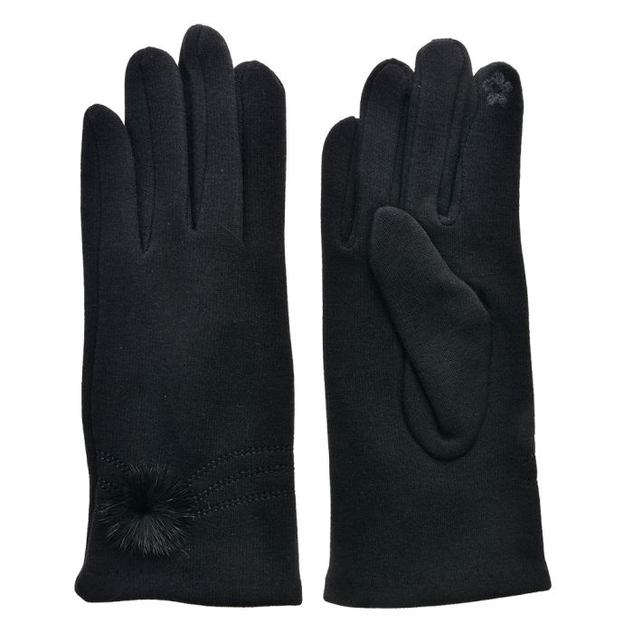 Gloves 9x24 cm black - set     
