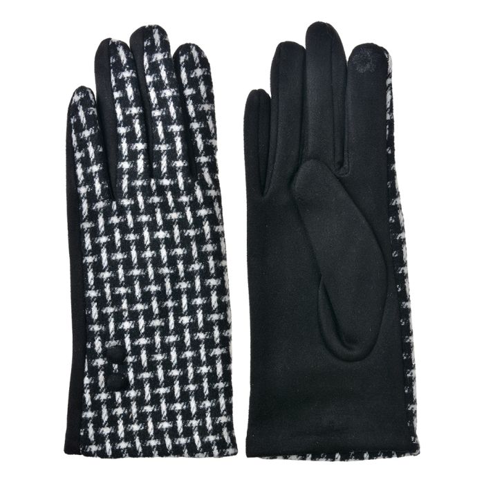 Gloves 9x23 cm black - set