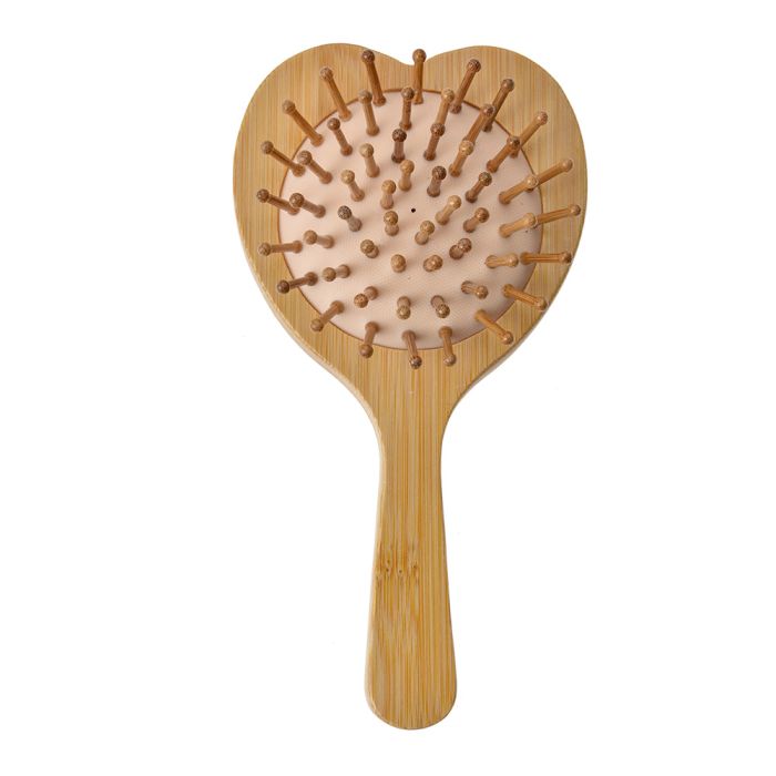 Hairbrush with mirror 15x8x3 cm - pcs