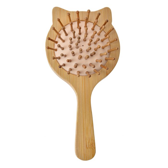 Hairbrush with mirror 16x8x3 cm - pcs