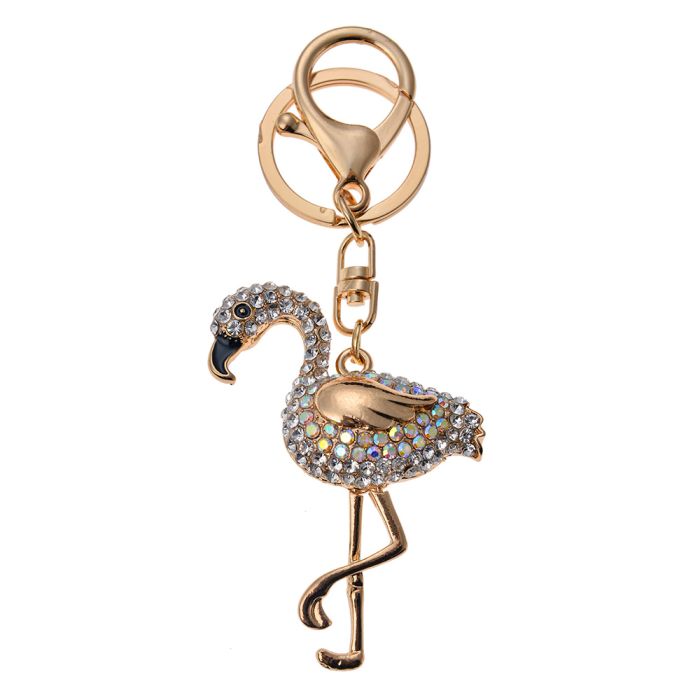 Key chain flamingo white - pcs     