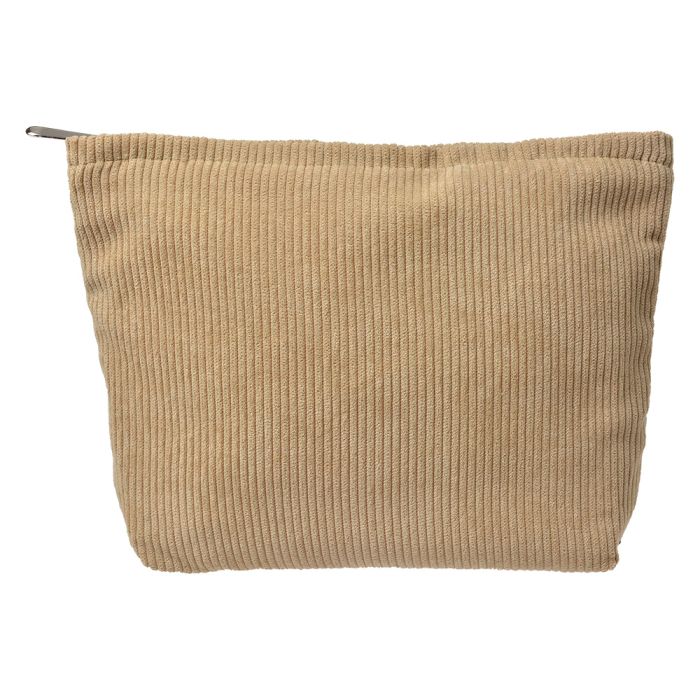 Make up bag 25x18 cm beige - pcs