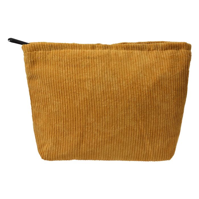 Make up bag 25x18 cm yellow - pcs     