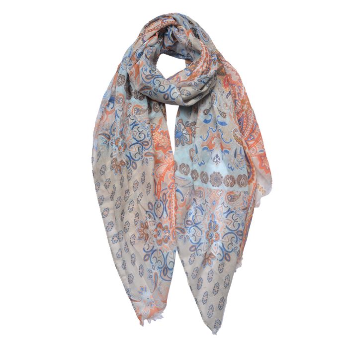 Shawl 70x180 cm orange - pcs