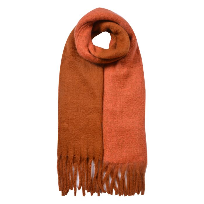 Shawl 40x240 cm brown - pcs