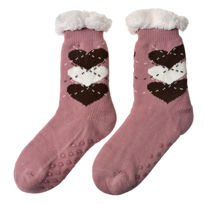 Socks one size brown - set     