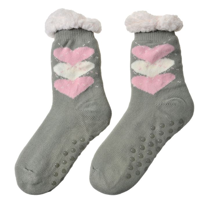 Socks one size grey - set