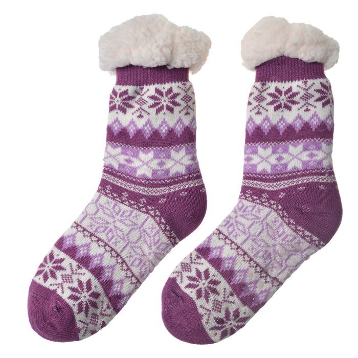 Socks one size purple - set