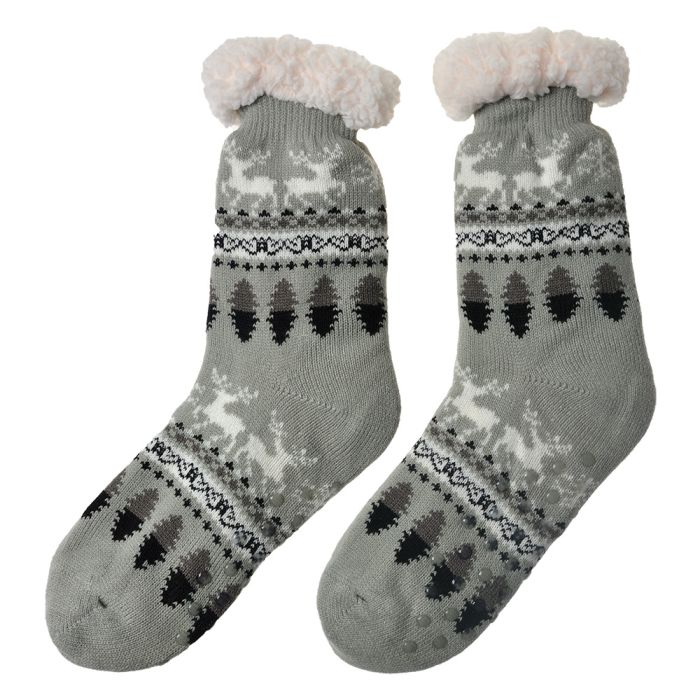 Socks one size grey - set