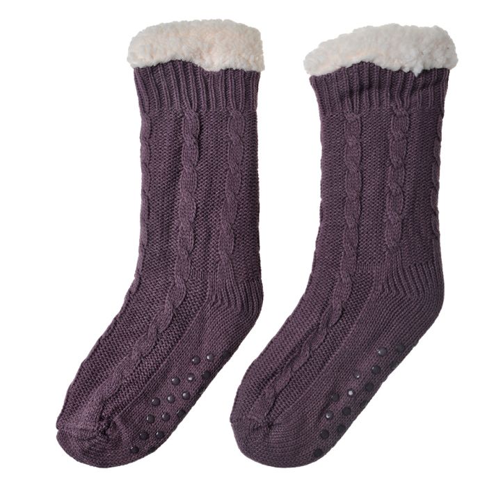 Socks one size purple - set