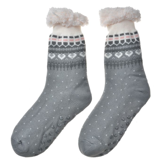 Socks one size grey - set