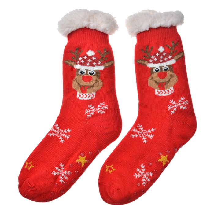 Socks one size red - set