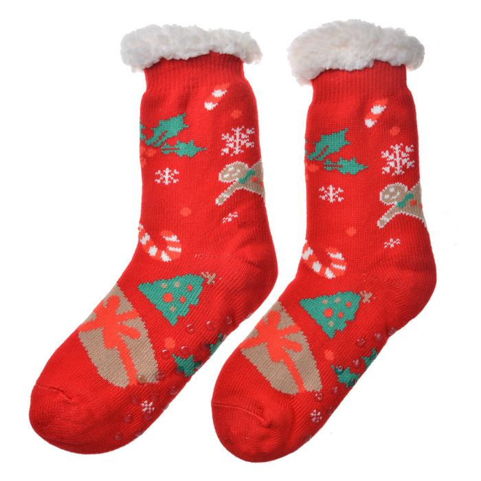 Socks one size red - set