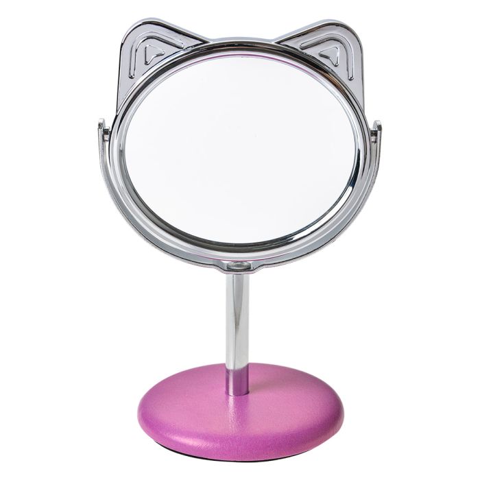 Table mirror Ø 9x14 cm beige - pcs