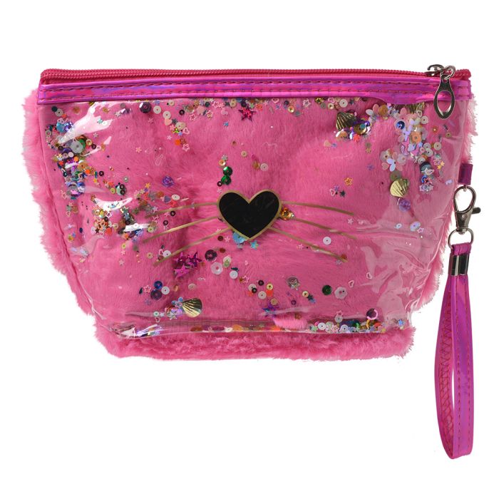 Toilet bag 23x13 cm pink - pcs