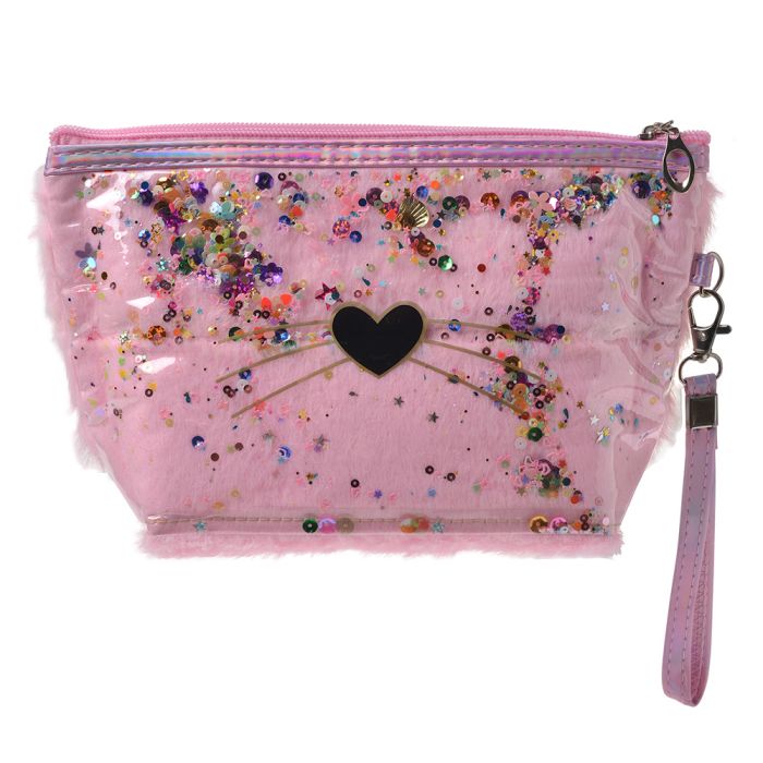 Toilet bag 23x13 cm pink - pcs