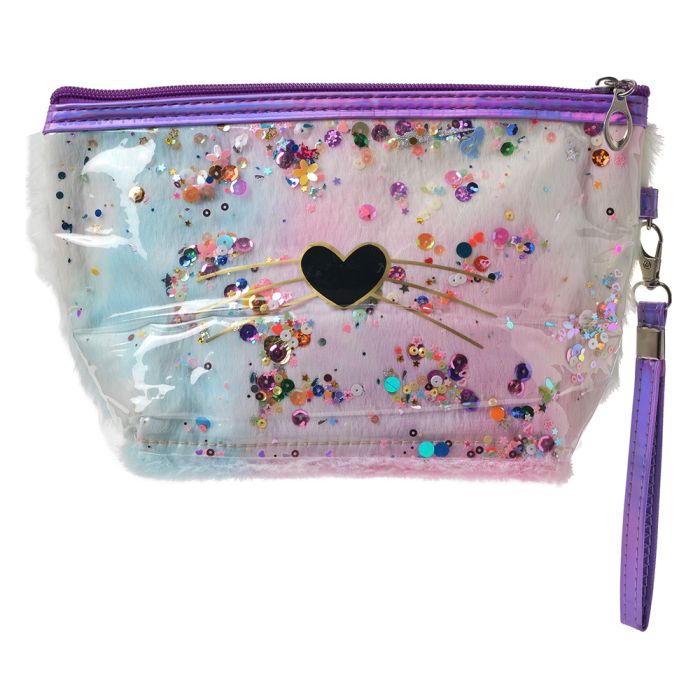 Toilet bag 23x13 cm purple - pcs