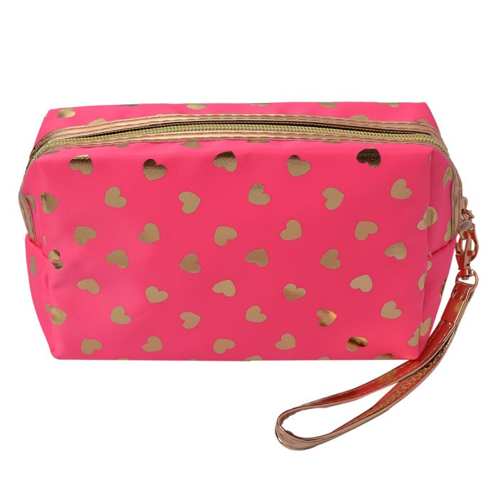 Toilet bag 18x10 cm pink - pcs