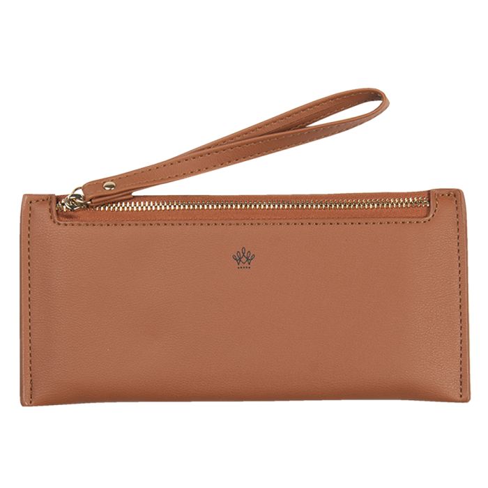 Wallet 21x10 cm brown - pcs     