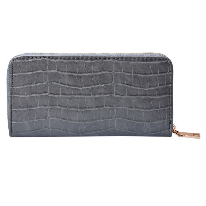 Wallet 19x9 cm grey - pcs