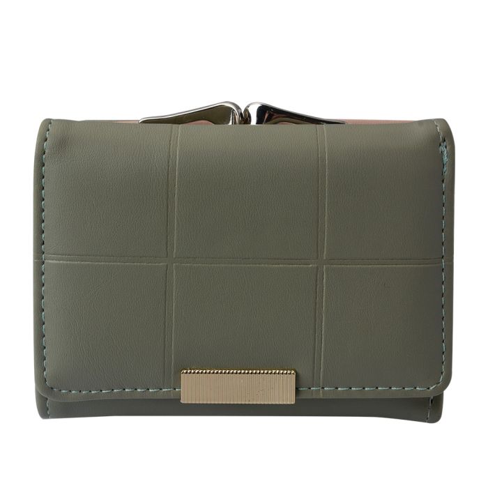 Wallet 10x8 cm green - pcs     