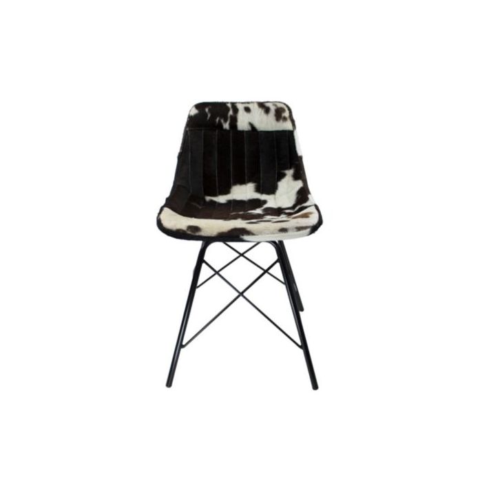 chair cow black white x 79cm (self assembly) (bos taurus taurus)