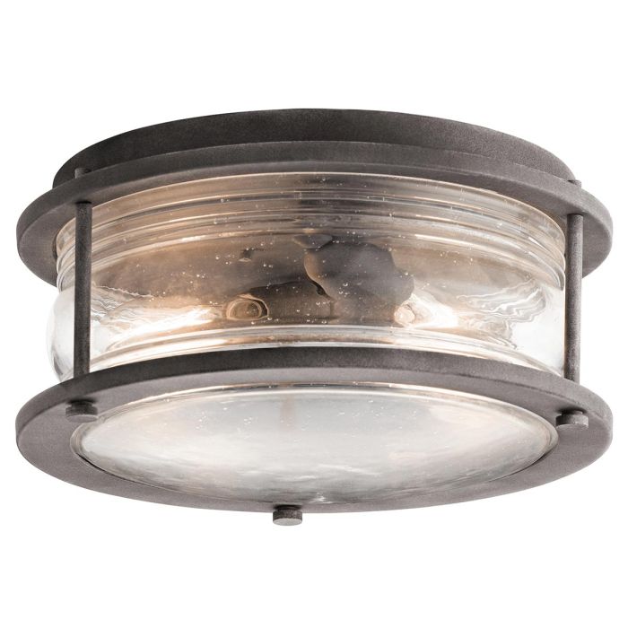 Ashland Bay 2 Light Outdoor Ceiling Flush