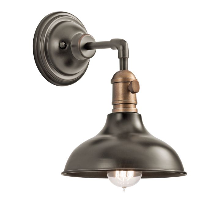 Cobson 1 Light Wall Light - Olde Bronze