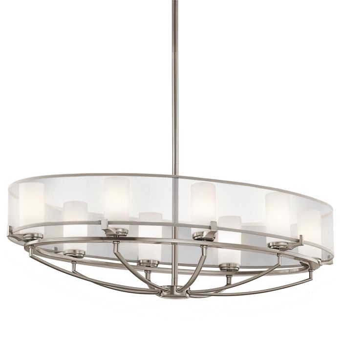 Saldana 8 Light Oval Chandelier