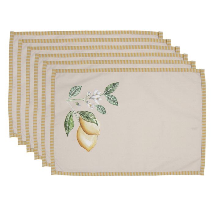 Tablemat (6) 48x33 cm - set (6)