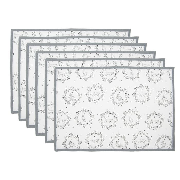 Tablemat (6) 48x33 cm - set (6)