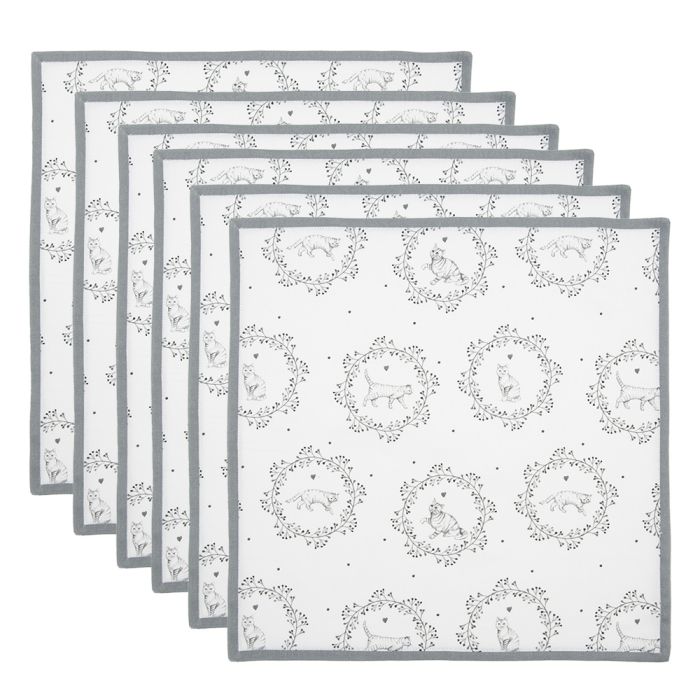 Napkins (6) 40x40 cm - set (6)