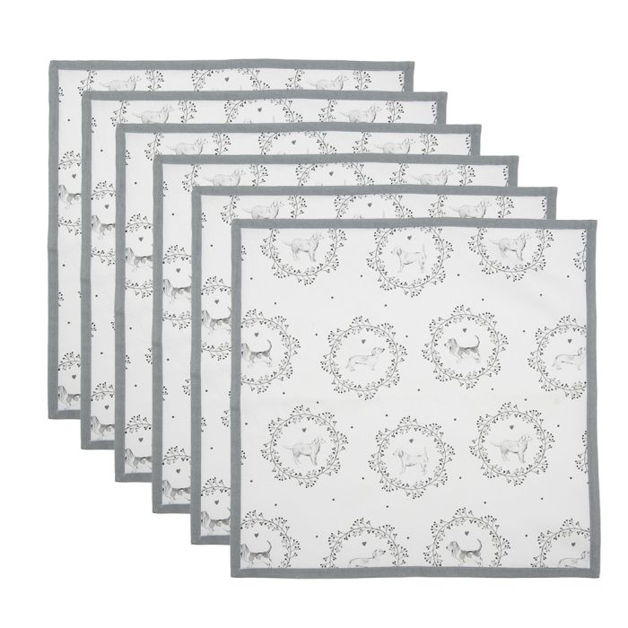 Napkins (6) 40x40 cm - set (6)