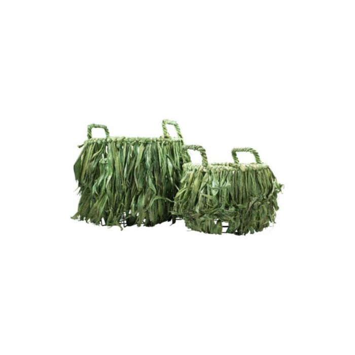 *storage basket grass (set of2)*